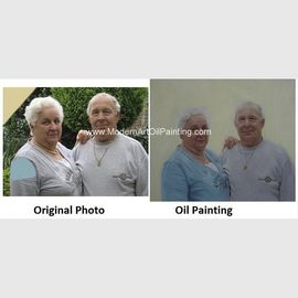समकालीन कस्टम तेल चित्रकारी चित्र वृद्ध लोग कैनवास पर तेल चित्रों को चित्रित करते हैं